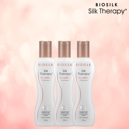 LG생활건강 실크테라피 클래식 헤어에센스 130ml (3개)