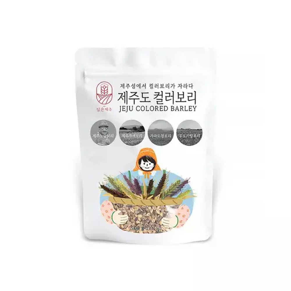 담은제주 제주도 컬러보리 500g (10개)_이미지