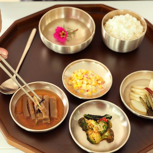 명성유기 방짜유기 1인 단반상기세트 예단반상기 혼수그릇세트