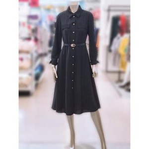 미니멈 세이브존03 스트라이프 셔츠형 원피스 AGMXCGWO7180A_이미지