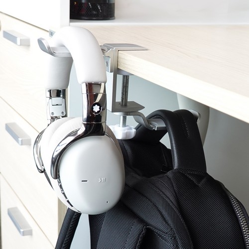 오존컴퍼니 마이크로박스 HB 2 in 1 알루미늄 헤드셋 거치대_이미지