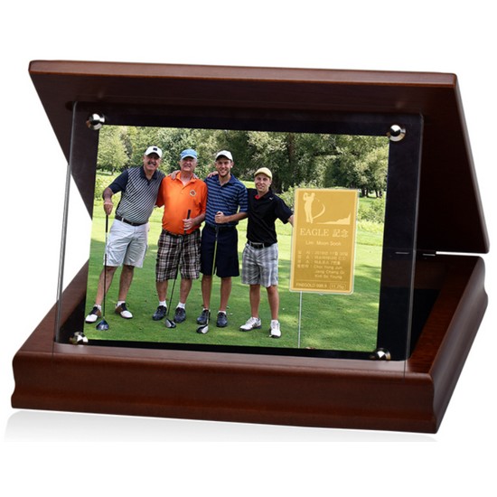 골드모아 골프기념 골드바 상패 대형R 7.5g