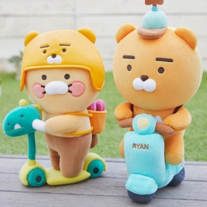 카카오프렌즈 고고싱 킥보드 인형 춘식이 스쿠터 라이언