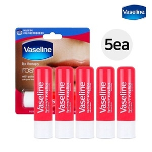 바세린 립 테라피 스틱 로지 4.8g (5개)_이미지