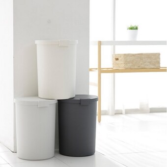 엔플라스틱 스마트락 밀폐 휴지통 20L