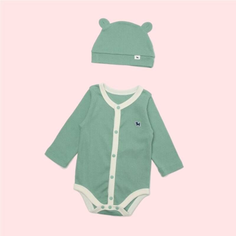 블루독 베이비 GN 모달골지컬러배내바디수트SET 43A70 040 13 4463361