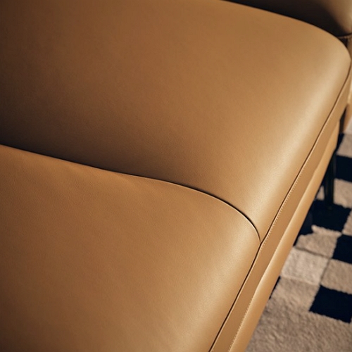 에싸 파비아 오픈코너형 토그 천연가죽 소파 4인용_이미지