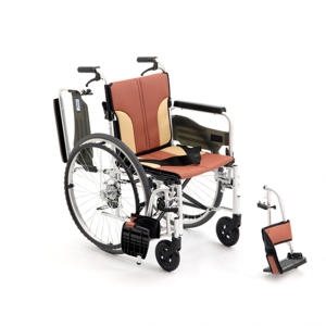 미키코리아 알루미늄 통타이어 휠체어 (MIKI-PB)