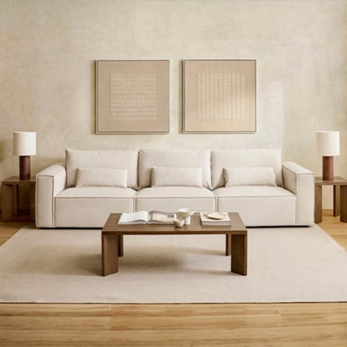 까사미아 캄포패밀리 패브릭 소파 4인용