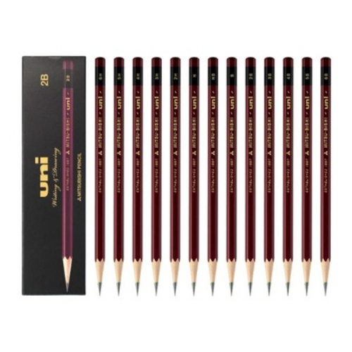 유니 연필 12자루 1타