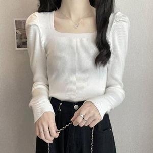 셀러허브 여성 8 하러블프클럽 니트 HH 퍼프소매 S32195439_이미지