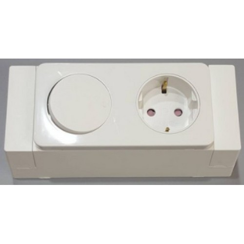 위너스 빌트인 인테리어 코너형 노출스위치+콘센트