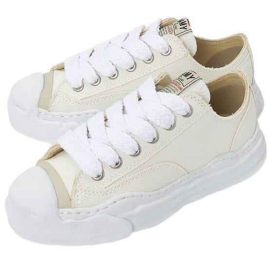 메종미하라야스히로 행크 OG솔 캔버스 스니커즈 A05FW702 (화이트)_이미지