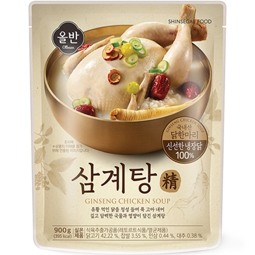신세계푸드 올반 삼계탕 정 900g (2개)_이미지