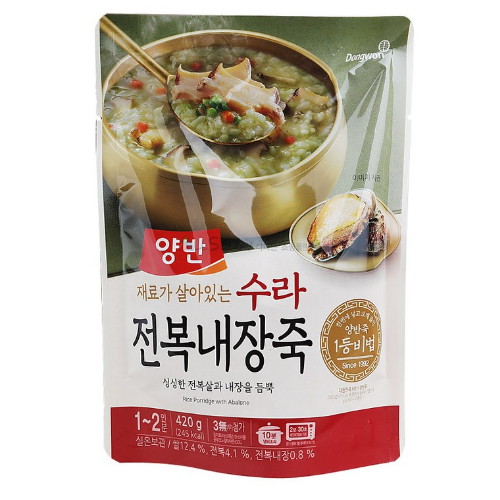 동원F&B 양반 수라 전복 내장죽 420g (4개)_이미지