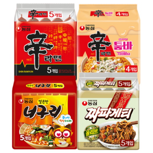 신툼너짜 4종 19개 세트