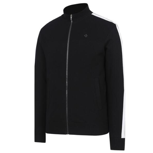 레노마 레노마골프 라인 배색 방풍 집업 니트 가디건 RMSCM3202 (199, 블랙)