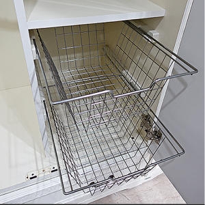 디데이마트 앵글형 장롱바구니/옷바구니/철바구니/철제바구니