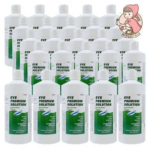 휴먼바이오 아이프리미엄 솔루션 360ml 1박스 25개 렌즈 보존액 세척액 대용량_이미지