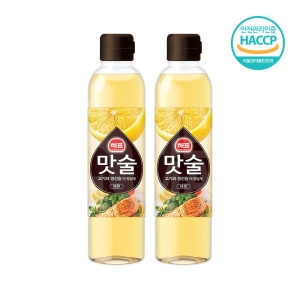사조대림 해표 맛술 레몬 800ml (2개)