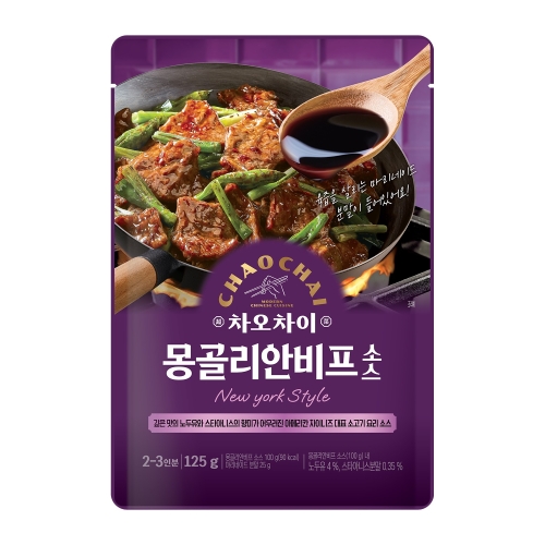 샘표 차오차이 몽골리안 비프소스 125g (1개)_이미지