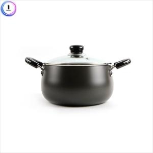 키친아트 주노 블랙 양수냄비 (16cm)_이미지