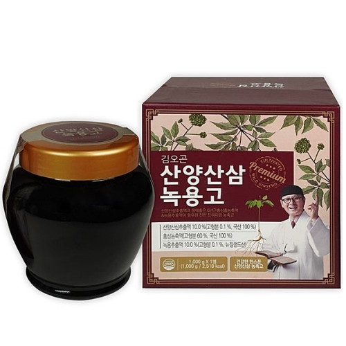 개성인삼농협 김오곤 산양 산삼 녹용고 1kg (1개)