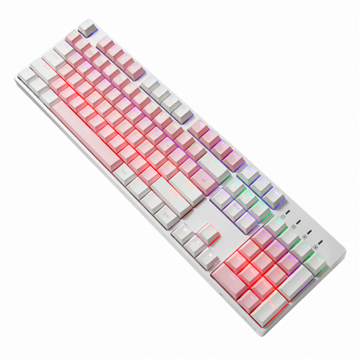앱코 HACKER K3000 PBT 에디션 축교환 (화이트, 청축)_이미지