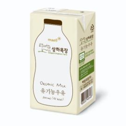 매일유업 상하목장 유기농 멸균 우유 200ml (96개)_이미지
