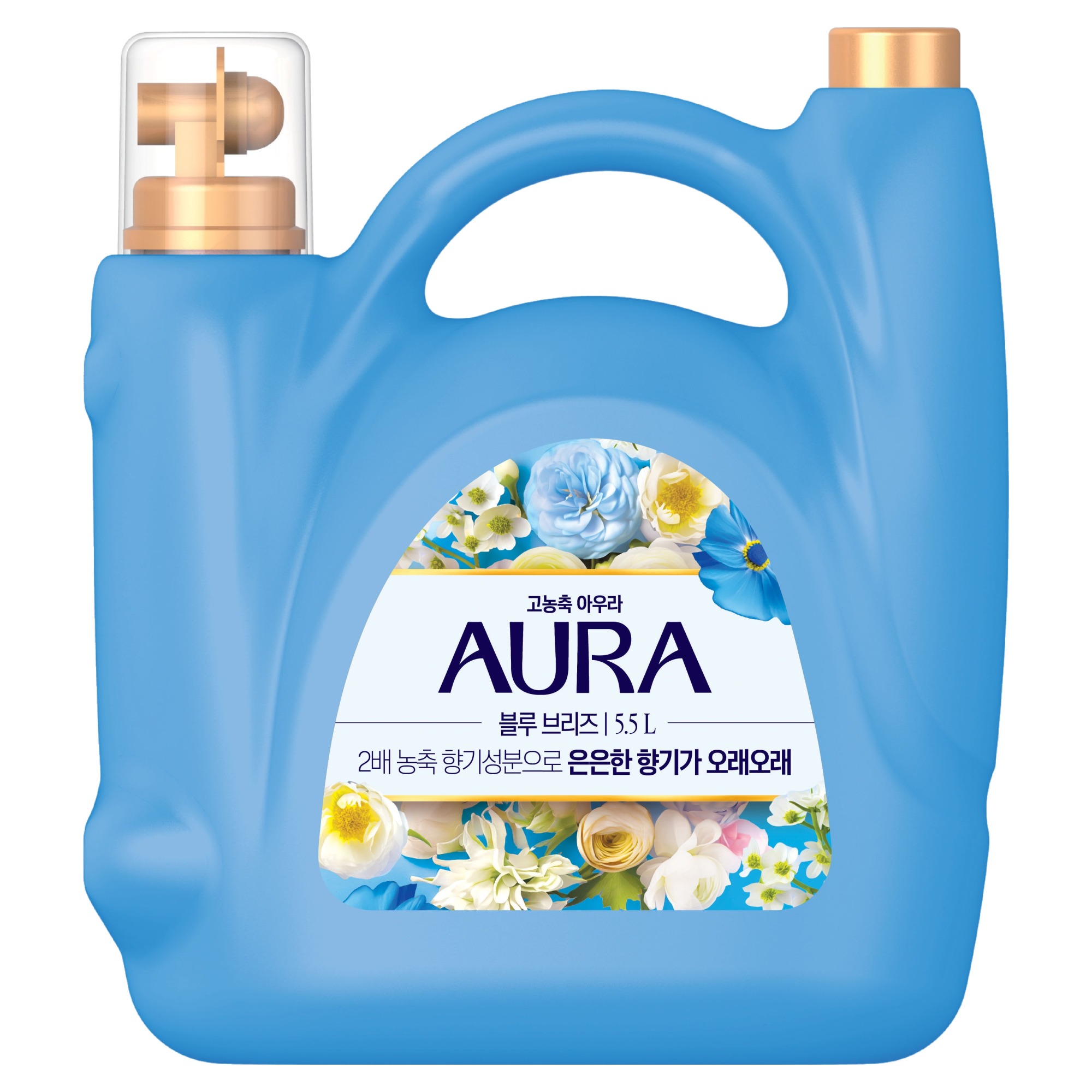 샤프란 아우라 소프트터치 블루 브리즈 5.5L (1개)_이미지