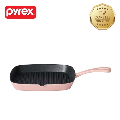 코렐브랜드 파이렉스 주물 프라이팬 핑크 (24cm)