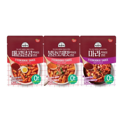 동원F&B 하루미 불닭로제맛 떡볶이 양념 130g (10개)_이미지
