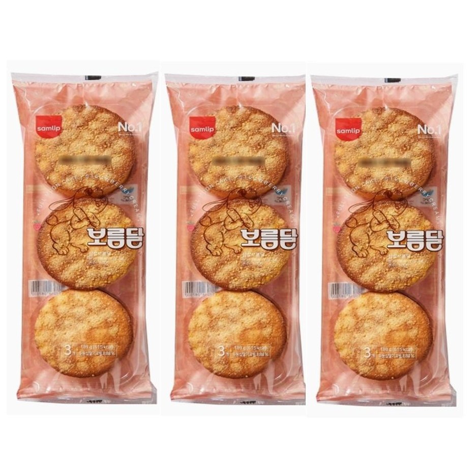 SPC삼립 정통보름달 3입 3봉 3개_이미지