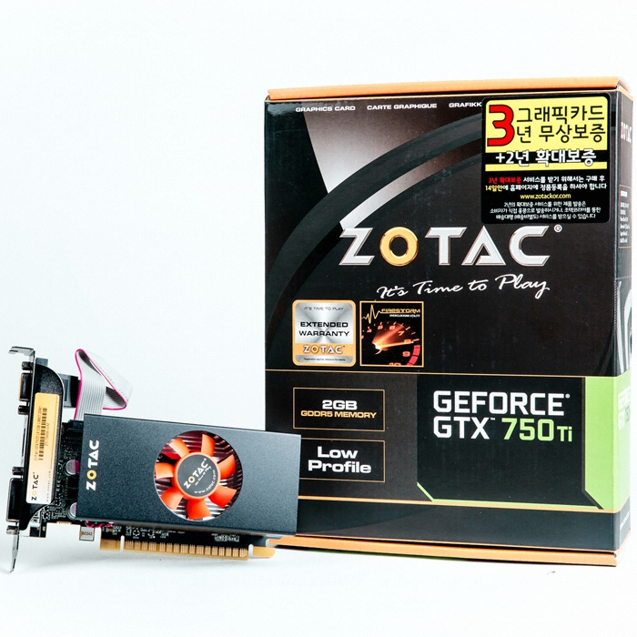 ZOTAC 지포스 GTX750 Ti D5 2GB LP