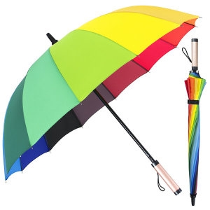 가파치 60-14K 무지개 장우산 레인보우우산 무지개우산 우산_이미지