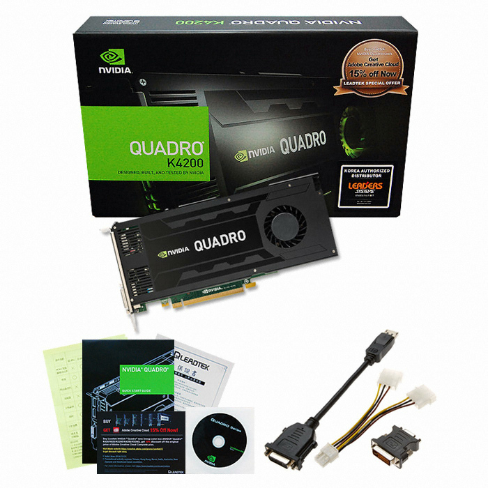 NVIDIA 쿼드로 K4200 D5 4GB 리더스시스템즈_이미지