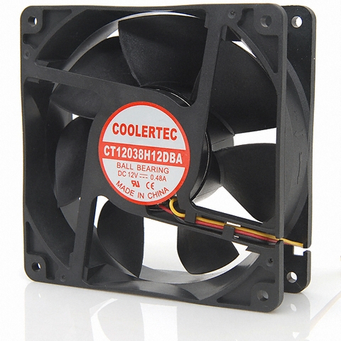 COOLERTEC CT-12038H12DBA-3P 2볼 고풍량_이미지