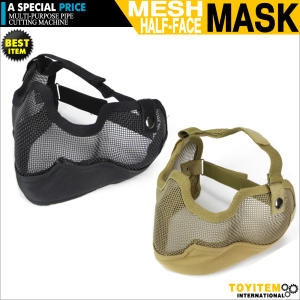 토이아이템 철망마스크 메쉬마스크 메쉬형철망마스크 하프마스크_이미지