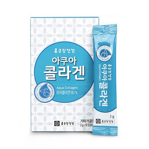 종근당건강 아쿠아 콜라겐 2g 30포 (12개)