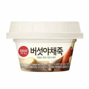 CJ제일제당 햇반 버섯야채죽 268g (1개)_이미지