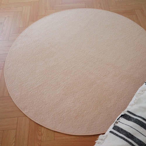원진산업 인룸 플레인소프트 원형 러그 (150cm)