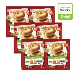 풀무원 어니언 베이글 315g (6개)_이미지