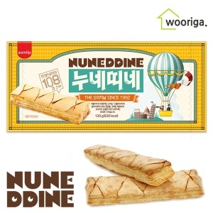 삼립 누네띠네 오리지날 12gx10개입 과자 쿠키 파이