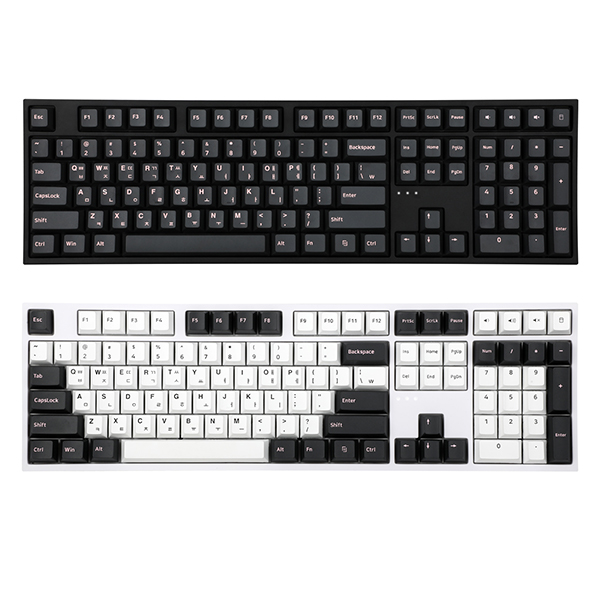 COX CK108 BT 게이트론 블루투스 5.0 기계식 게이밍 키보드 (화이트, 황축)_이미지