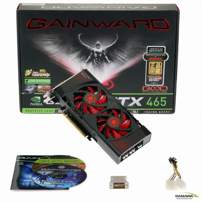 GAINWARD 지포스 GTX465 D5 1GB ABKO_이미지