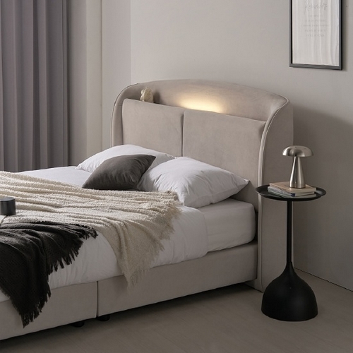 데바 모션 평상형 패브릭 LED침대 SS