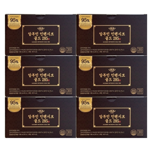 HLB제약 알부민 인텐시브 골드 285 30병 (6개)
