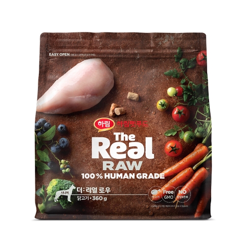 더리얼 독 로우 닭고기 시니어 360g
