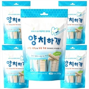 펫퍼스바이오캠 양치하개 스케일링 210g (15g x 14p) (5개)_이미지