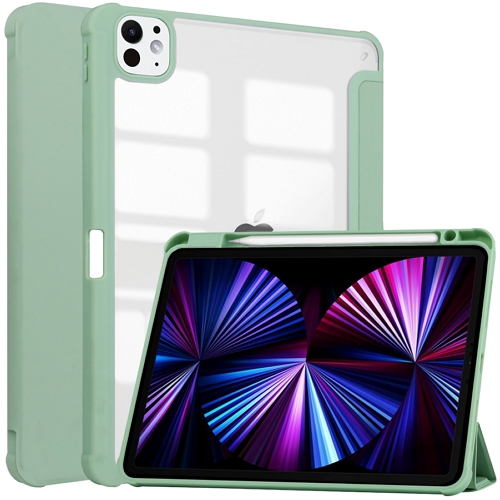 GSB iPad Pro 13 M4 애플펜슬 수납 클리어 하이브리드 케이스_이미지